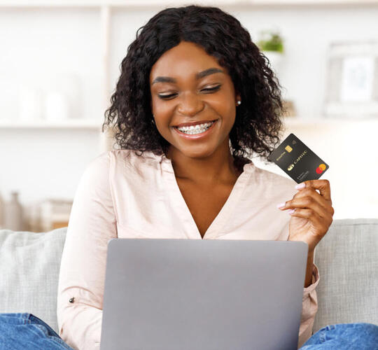 Transact worldwide with our debit, credit or virtual card